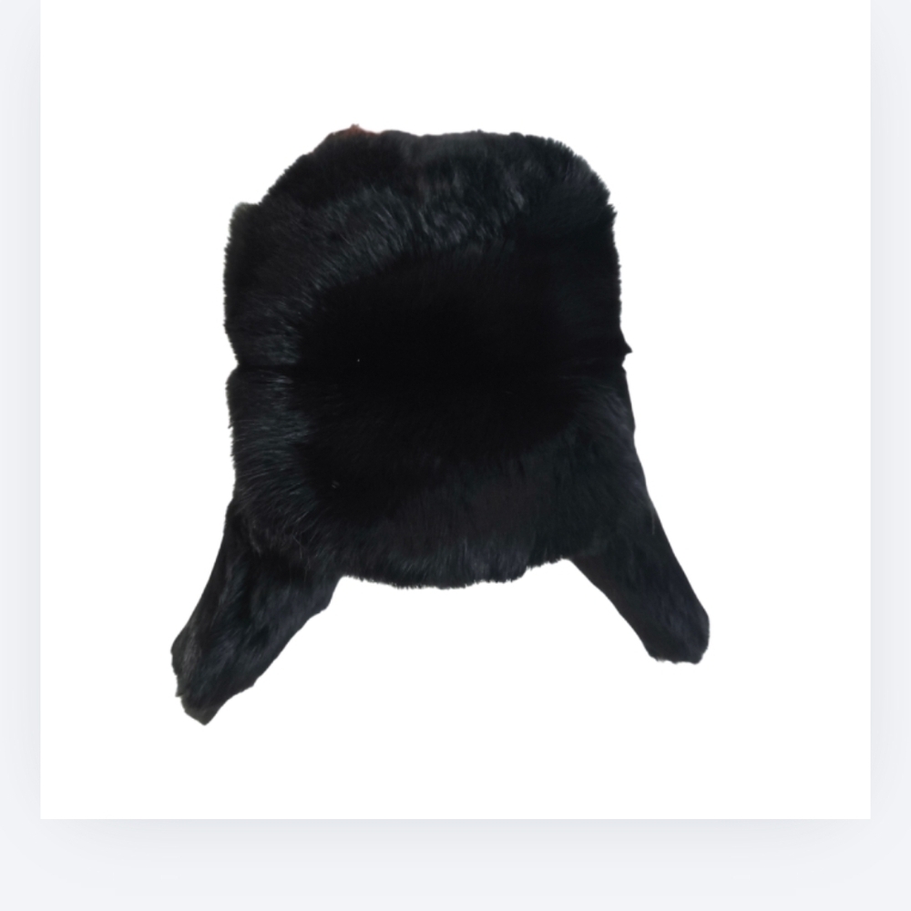 Black Muskrat Russian Style Full Fur